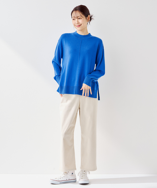 Petit Honfleur(プチオンフルール)の「コーデュロイパンツ(スラックス・レディース・アイボリー/ブラック/カーキ・M/L)」の18枚目の写真