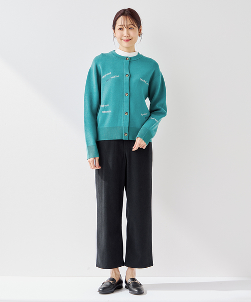 Petit Honfleur(プチオンフルール)の「コーデュロイパンツ(スラックス・レディース・アイボリー/ブラック/カーキ・M/L)」の16枚目の写真