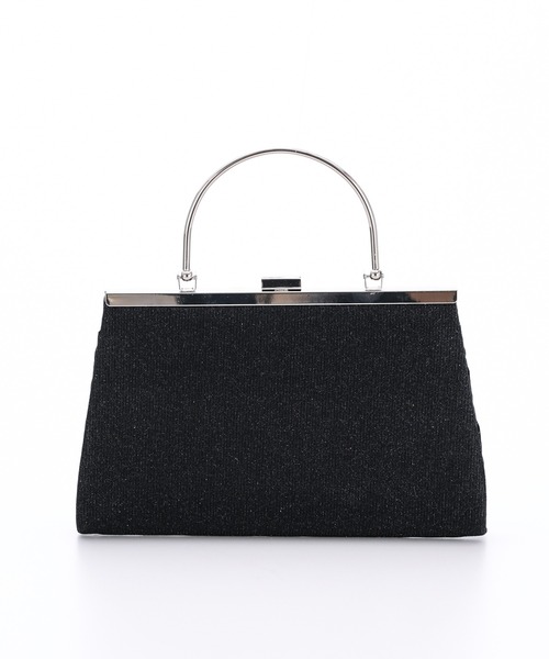 haremode（ハレモード）の「メタルハンドルラメプリーツパーティーバッグ（クラッチバッグ・レディース・ベージュ/シルバー/ブラック・FREE）」の15枚目の写真