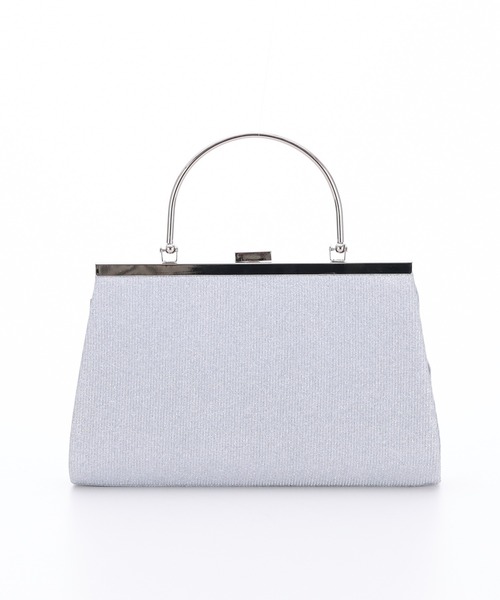 haremode（ハレモード）の「メタルハンドルラメプリーツパーティーバッグ（クラッチバッグ・レディース・ベージュ/シルバー/ブラック・FREE）」の17枚目の写真