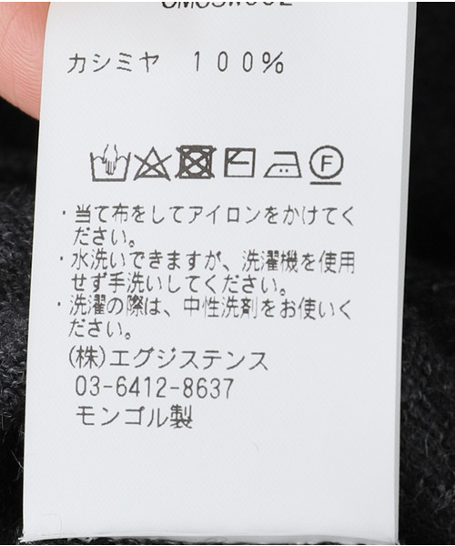 IENA(イエナ)の「cash&barba/キャッシュ&バルバ MONGORIAN CASHMERE T/N ニット(ニット/セーター・レディース・アイボリー/ブラック・1)」の14枚目の写真
