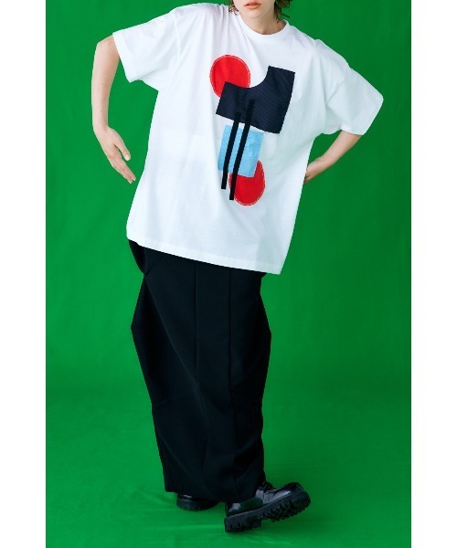 エンフォルド　スカート ポリエステルダブルクロス 凸凹スカート（スカート）｜ENFOLD