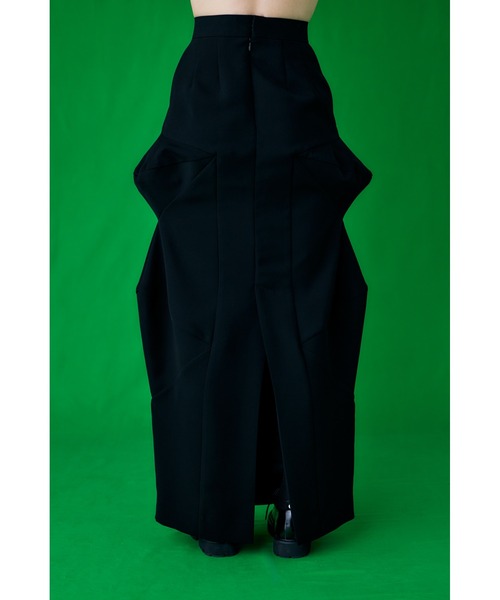 ポリエステルダブルクロス 凸凹スカート（スカート）｜ENFOLD