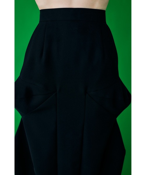 ポリエステルダブルクロス 凸凹スカート（スカート）｜ENFOLD