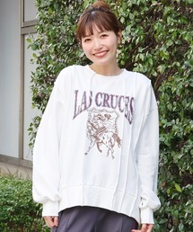 チチカカ | ランダムタックプリントプルオーバー(スウェット)