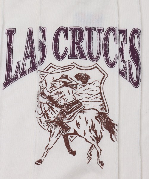 チチカカ(チチカカ)の「ランダムタックプリントプルオーバー(スウェット・レディース・ブラック/オフホワイト/ブルー・FREE)」の14枚目の写真