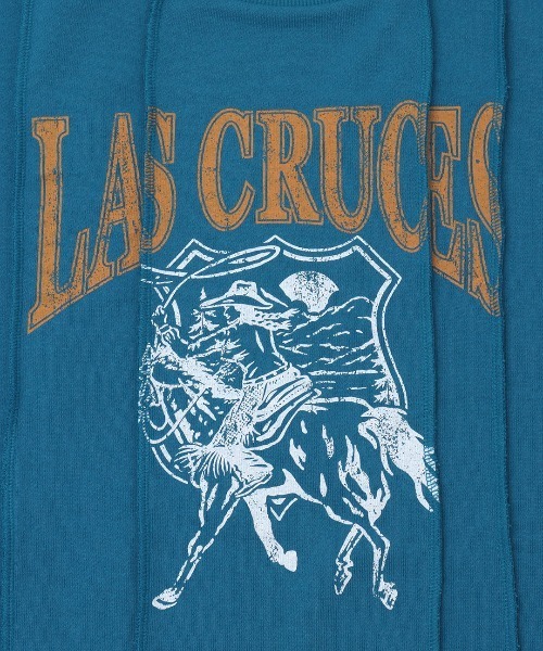 チチカカ(チチカカ)の「ランダムタックプリントプルオーバー(スウェット・レディース・ブラック/オフホワイト/ブルー・FREE)」の16枚目の写真