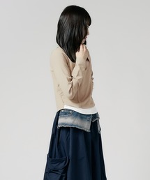 Tight Silhouette Half Zip Tos / タイトシルエットハーフジップトップス 秋物 秋服 2026年秋冬