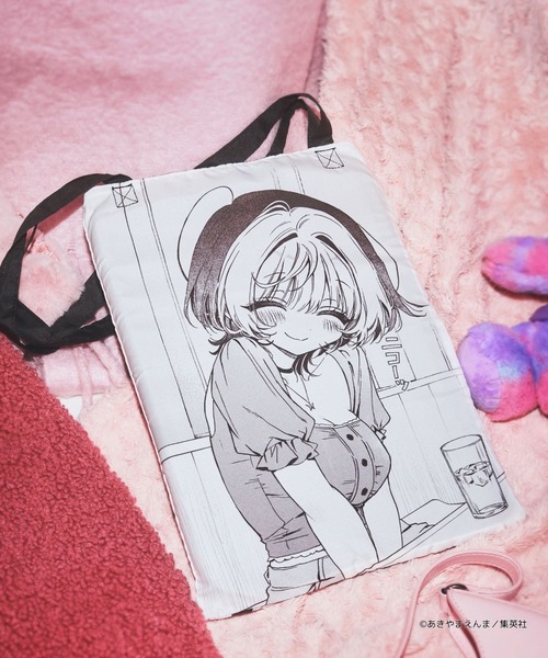 FOREVER 21(フォーエバー トゥエンティーワン)の「【ヤングジャンプ45周年】のあ先輩はともだち。エコバッグ コミック型のポーチ付き(エコバッグ/サブバッグ・レディース・その他・FREE)」の3枚目の写真