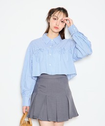 アソート胸リボンショートシャツ
