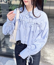 アソート胸リボンショートシャツ