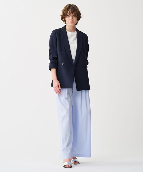 uncrave(アンクレイヴ)の「カラータイプライター ワイドパンツ(その他パンツ・レディース・ベージュ系/ピンク系/グレー系/ホワイト系/スカイブルー系・0/2/1)」の14枚目の写真