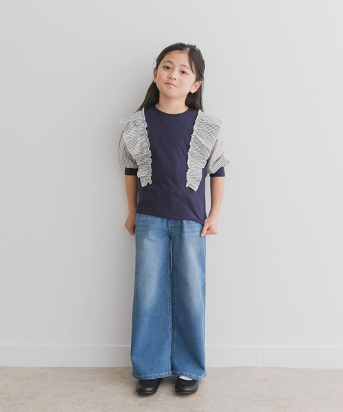 Amazon | [バジュラ] ストレッチデニムパンツ/黒/L 136BP04AL