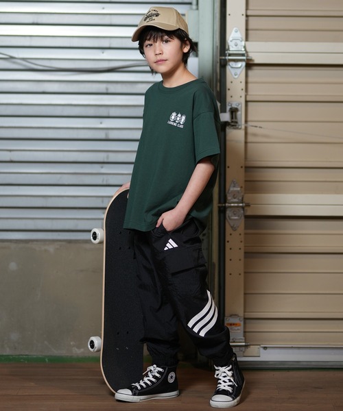 adidas（アディダス）の「adidas/アディダス K FI ｳｰﾌﾞﾝﾊﾟﾝﾂ キッズ ロンパン KTC55（その他パンツ・キッズ・ブラック・130cm/140cm/150cm/160cm）」の6枚目の写真