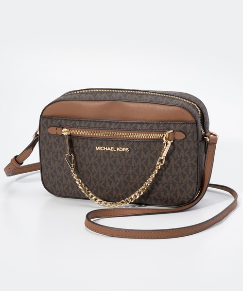 セール】MICHAEL KORS JET SET ZIP CHAIN BAG マイケルコース