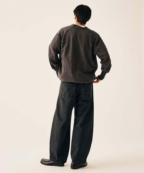 417 EDIFICE（フォーワンセブンエディフィス）の「LE JAPON NIIGATA 和紙ブレンドカーディガン（カーディガン/ボレロ・メンズ・ブルー系その他/ブラウン/サックスブルー/チャコールグレー/ベージュ・LARGE/MEDIUM/SMALL）」の10枚目の写真