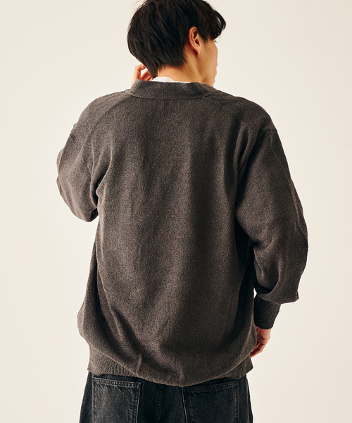 417 EDIFICE（フォーワンセブンエディフィス）の「LE JAPON NIIGATA 和紙ブレンドカーディガン（カーディガン/ボレロ・メンズ・ブルー系その他/ブラウン/サックスブルー/チャコールグレー/ベージュ・LARGE/MEDIUM/SMALL）」の15枚目の写真