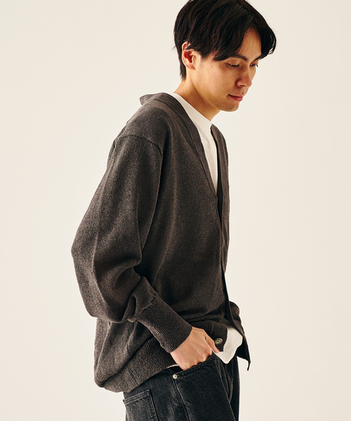 417 EDIFICE（フォーワンセブンエディフィス）の「LE JAPON NIIGATA 和紙ブレンドカーディガン（カーディガン/ボレロ・メンズ・ブルー系その他/ブラウン/サックスブルー/チャコールグレー/ベージュ・LARGE/MEDIUM/SMALL）」の16枚目の写真