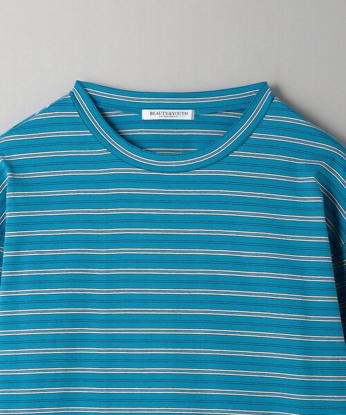 BEAUTY&YOUTH UNITED ARROWS(ビューティーアンドユースユナイテッドアローズ)の「コットンボーダー ロングスリーブ Tシャツ(Tシャツ/カットソー・レディース・オフホワイト/ロイヤルブルー/ダークブラウン・FREE)」の18枚目の写真