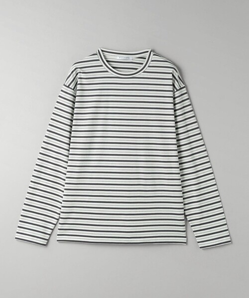 BEAUTY&YOUTH UNITED ARROWS(ビューティーアンドユースユナイテッドアローズ)の「コットンボーダー ロングスリーブ Tシャツ(Tシャツ/カットソー・レディース・オフホワイト/ロイヤルブルー/ダークブラウン・FREE)」の21枚目の写真