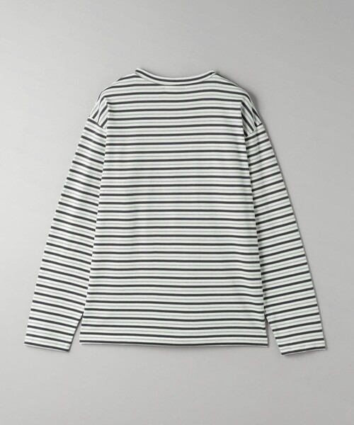 BEAUTY&YOUTH UNITED ARROWS(ビューティーアンドユースユナイテッドアローズ)の「コットンボーダー ロングスリーブ Tシャツ(Tシャツ/カットソー・レディース・オフホワイト/ロイヤルブルー/ダークブラウン・FREE)」の22枚目の写真