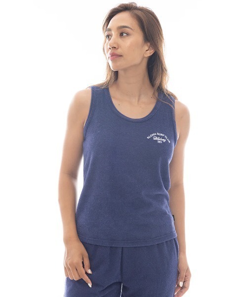 BILLABONG(ビラボン)の「BILLABONG レディース 【CHILLWEAR】 PILE TANK TOP タンクトップ 【2025年春夏モデル】/ビラボンワンポイントロゴ刺繍タンクトップ(タンクトップ・レディース・グレー/ネイビー/ホワイト・MEDIUM)」の3枚目の写真