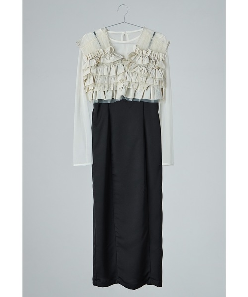 タフタチュールベストセットドレス 3点セット ボレロ ブラウス