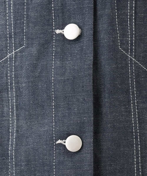 MK MICHEL KLEIN（エムケーミッシェルクラン）の「デニムライクジャケット（デニムジャケット・レディース・ネイビー・38）」の18枚目の写真
