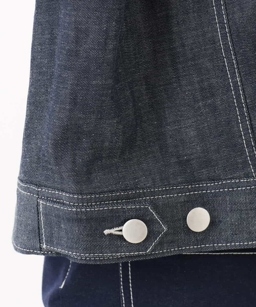 MK MICHEL KLEIN（エムケーミッシェルクラン）の「デニムライクジャケット（デニムジャケット・レディース・ネイビー・38）」の20枚目の写真