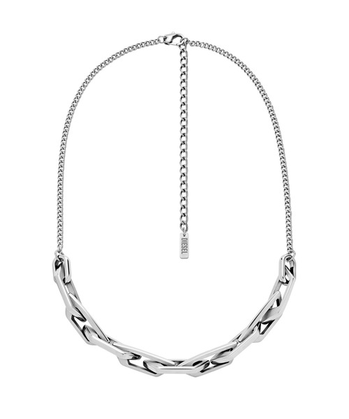 DIESEL(ディーゼル)の「ディーゼル アクセサリー メンズ ネックレス DX1578040(ネックレス・メンズ・Silver・FREE)」の1枚目の写真