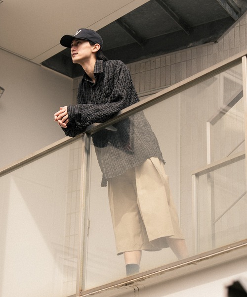 Nanmo.（ナンモ）の「SEERSUCKER LONG SHIRT / シアサッカーロング