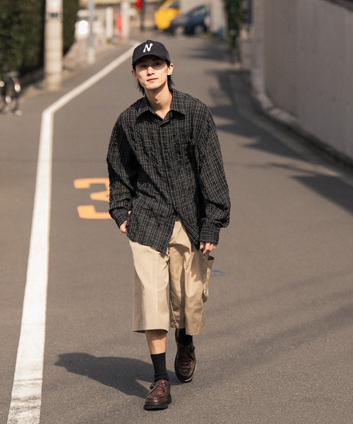 Nanmo.（ナンモ）の「SEERSUCKER LONG SHIRT / シアサッカーロング