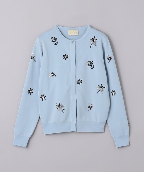 UNITED ARROWS（ユナイテッドアローズ）の「フラワー ビジュー カーディガン（カーディガン/ボレロ・レディース・ブラック/ライトブルー/ネイビー・FREE）」の22枚目の写真