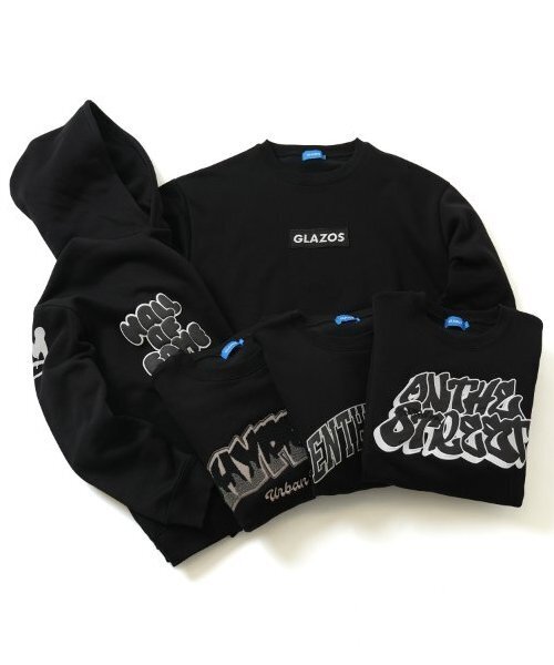 GLAZOS（グラソス）の「【大人向けサイズあり】【毛玉になりにくい】裏起毛・ブラックコレクション（スウェット・キッズ・チャコールグレー/ブラウン系その他/ブラック/マルチ/ダークグレー・S/M/L/LL）」の20枚目の写真