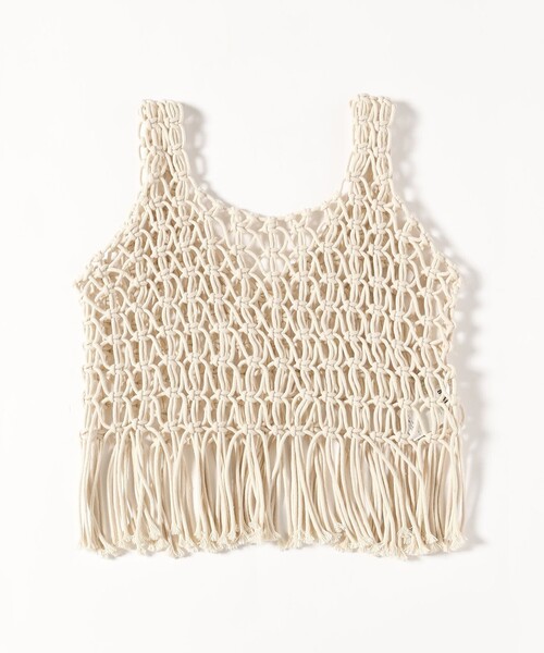 B:MING by BEAMS（ビーミングバイビームス）の「2WAY マクラメ ビスチェ（ベスト・レディース・ブルー系その他2/ブラック/ホワイト系その他5・ONE SIZE）」の13枚目の写真