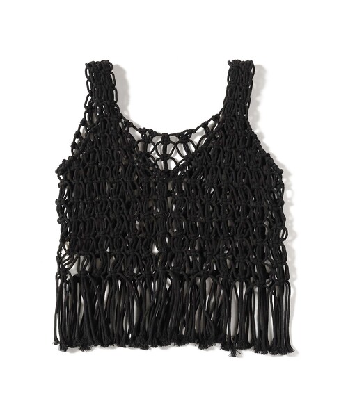 B:MING by BEAMS（ビーミングバイビームス）の「2WAY マクラメ ビスチェ（ベスト・レディース・ブルー系その他2/ブラック/ホワイト系その他5・ONE SIZE）」の15枚目の写真