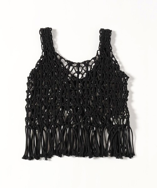 B:MING by BEAMS（ビーミングバイビームス）の「2WAY マクラメ ビスチェ（ベスト・レディース・ブルー系その他2/ブラック/ホワイト系その他5・ONE SIZE）」の16枚目の写真