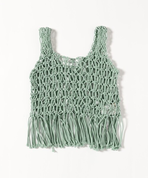 B:MING by BEAMS（ビーミングバイビームス）の「2WAY マクラメ ビスチェ（ベスト・レディース・ブルー系その他2/ブラック/ホワイト系その他5・ONE SIZE）」の21枚目の写真