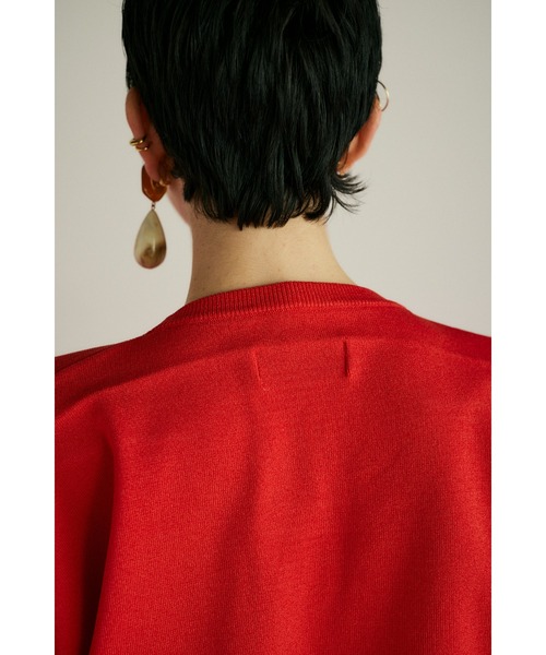 HeRIN.CYE（ヘリンドットサイ）の「Box silhouette tops　　ボックスシルエットトップス（ニット/セーター・レディース・ホワイト/レッド/ブラック・FREE）」の10枚目の写真