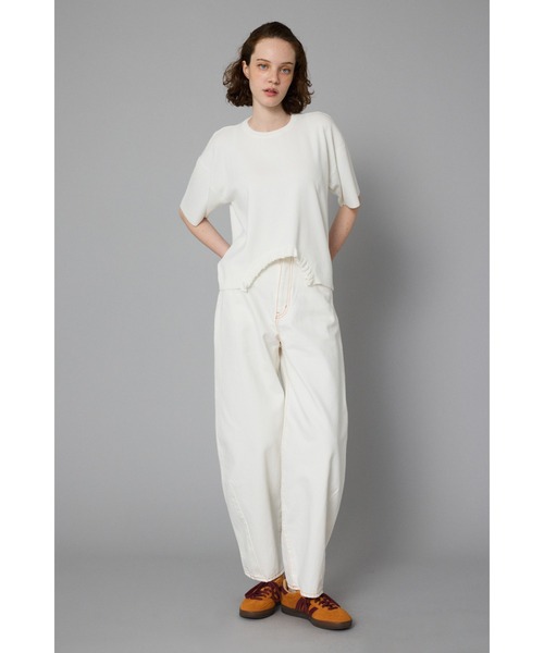 HeRIN.CYE（ヘリンドットサイ）の「Box silhouette tops　　ボックスシルエットトップス（ニット/セーター・レディース・ホワイト/レッド/ブラック・FREE）」の13枚目の写真