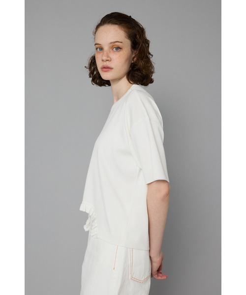 HeRIN.CYE（ヘリンドットサイ）の「Box silhouette tops　　ボックスシルエットトップス（ニット/セーター・レディース・ホワイト/レッド/ブラック・FREE）」の14枚目の写真