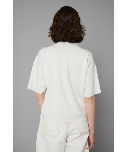 HeRIN.CYE（ヘリンドットサイ）の「Box silhouette tops　　ボックスシルエットトップス（ニット/セーター・レディース・ホワイト/レッド/ブラック・FREE）」の15枚目の写真