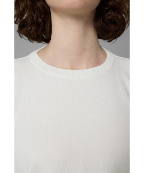 HeRIN.CYE（ヘリンドットサイ）の「Box silhouette tops　　ボックスシルエットトップス（ニット/セーター・レディース・ホワイト/レッド/ブラック・FREE）」の16枚目の写真