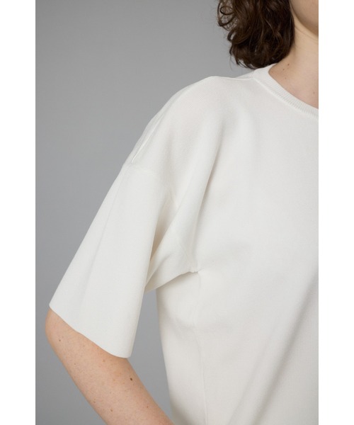 HeRIN.CYE（ヘリンドットサイ）の「Box silhouette tops　　ボックスシルエットトップス（ニット/セーター・レディース・ホワイト/レッド/ブラック・FREE）」の18枚目の写真