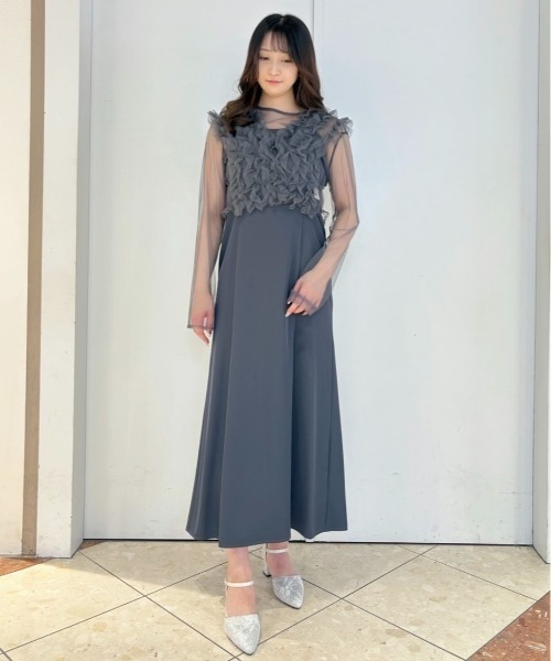 Cupid Heart(キューピッドハート)の「【Cupid Heart】結婚式用!3wayセットドレス(ドレス・レディース・ブラウン/ブラック/グレー/ネイビー/カーキ・MEDIUM/LARGE/SMALL)」の5枚目の写真