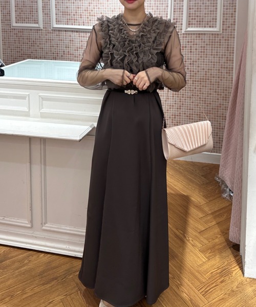 Cupid Heart(キューピッドハート)の「【Cupid Heart】結婚式用!3wayセットドレス(ドレス・レディース・ブラウン/ブラック/グレー/ネイビー/カーキ・MEDIUM/LARGE/SMALL)」の16枚目の写真