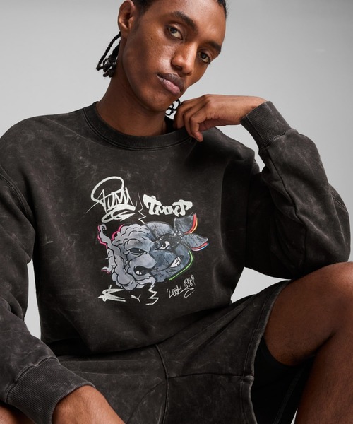 PUMA HOOPS x TMNT Relaxed Crew Sweatshirt（プーマ フープス x