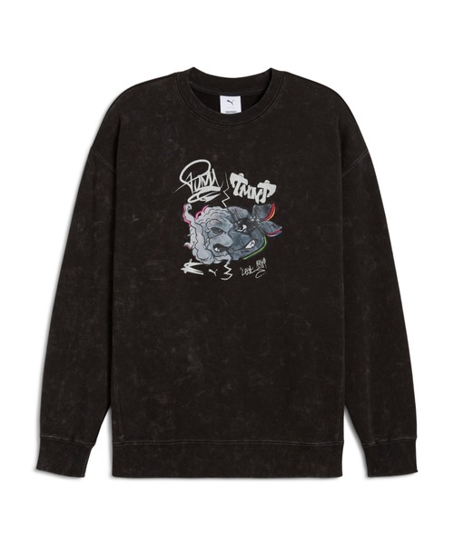 ★PUMA★プーマ フープ x TMNT メンズ リラックス スウェット セール】PUMA HOOPS x TMNT Relaxed Crew Sweatshirt(プーマ