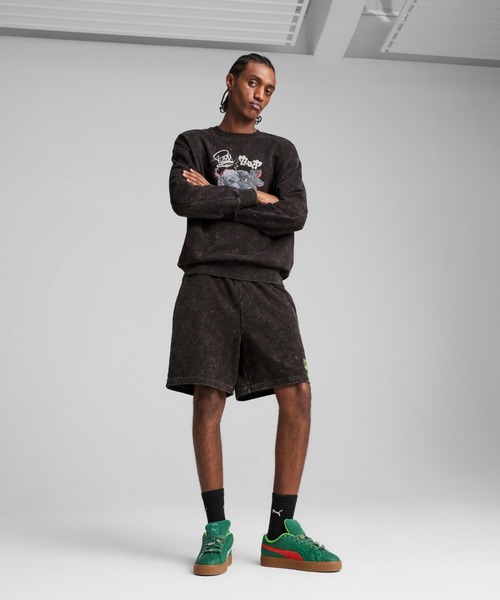 ★PUMA★プーマ フープ x TMNT メンズ リラックス スウェット セール】PUMA HOOPS x TMNT Relaxed Crew Sweatshirt（プーマ