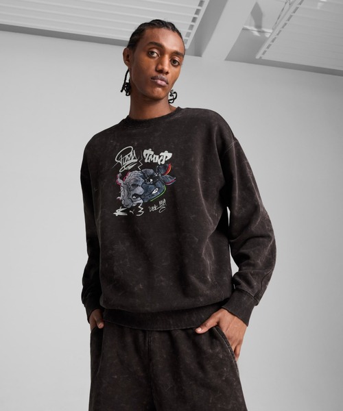 ★PUMA★プーマ フープ x TMNT メンズ リラックス スウェット ☆PUMA☆プーマ フープ x TMNT メンズ リラックス スウェット